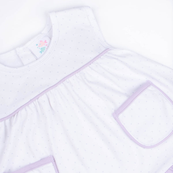 Cassidy Pima Bloomer Set, Purple