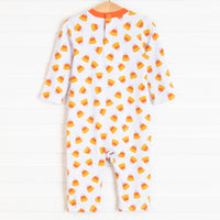 Fall Treats Romper, Orange
