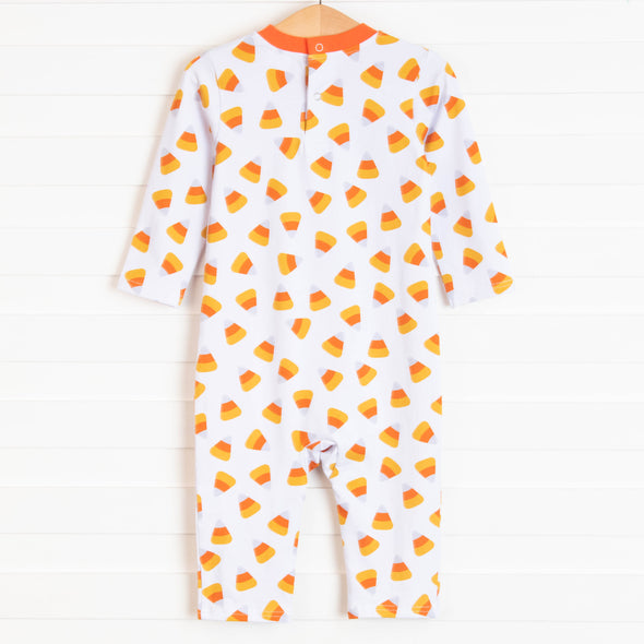 Fall Treats Romper, Orange