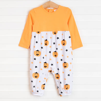 Too Sweet to Spook Romper, Orange