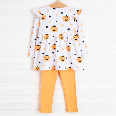 Too Sweet to Spook Legging Set, Orange