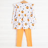 Too Sweet to Spook Legging Set, Orange