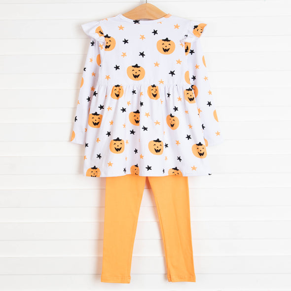 Too Sweet to Spook Legging Set, Orange