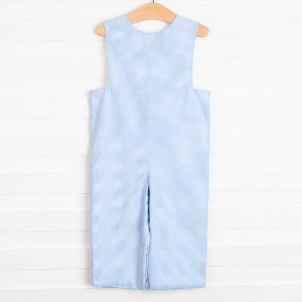 Soaring Smocked Jon Jon, Blue