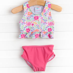 Fuchsia Flowers Bikini, Pink