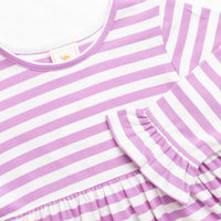 Owl Be There Applique Dress, Purple