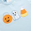 Boo Crew Applique Pant Set, Blue