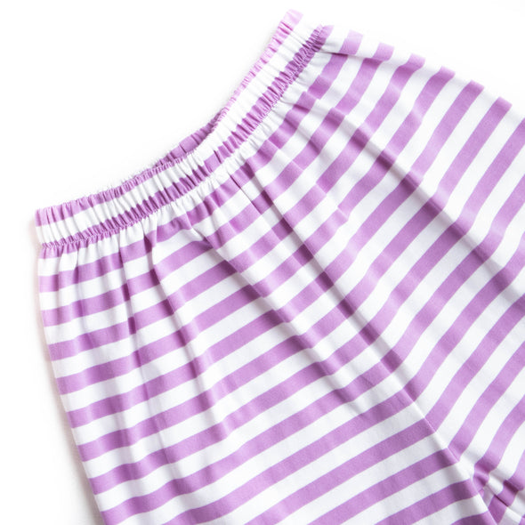 Fleur de Fun Embroidered Pant Set, Purple