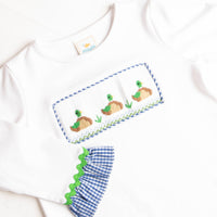 Mallard Smocked Ruffle Pant Set