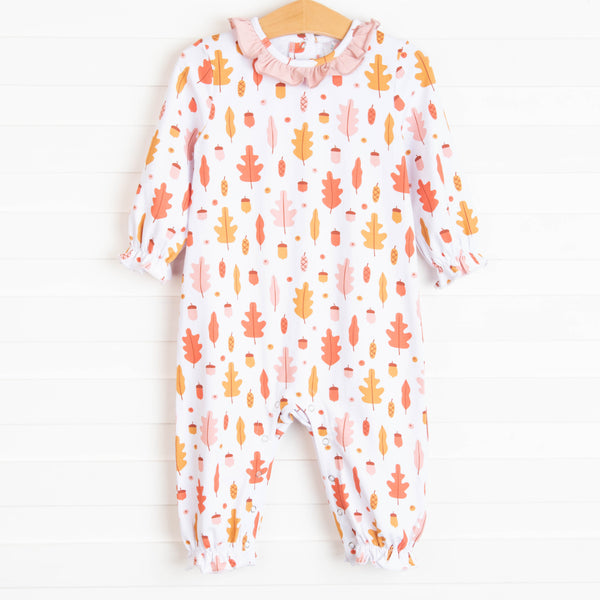 Fallen for You Ruffle Romper, Pink