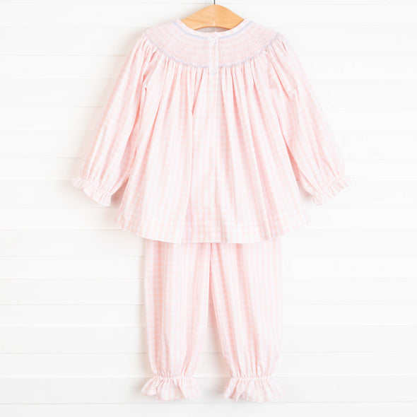 Little Pumpkin Trio Smocked Ruffle Pant Set