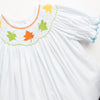 Autumn Splendor Smocked Bubble Romper