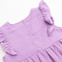 Stella Muslin Dress, Purple