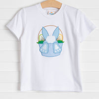 Egg Hunt Applique Shirt, White