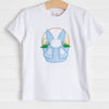 Egg Hunt Applique Shirt, White