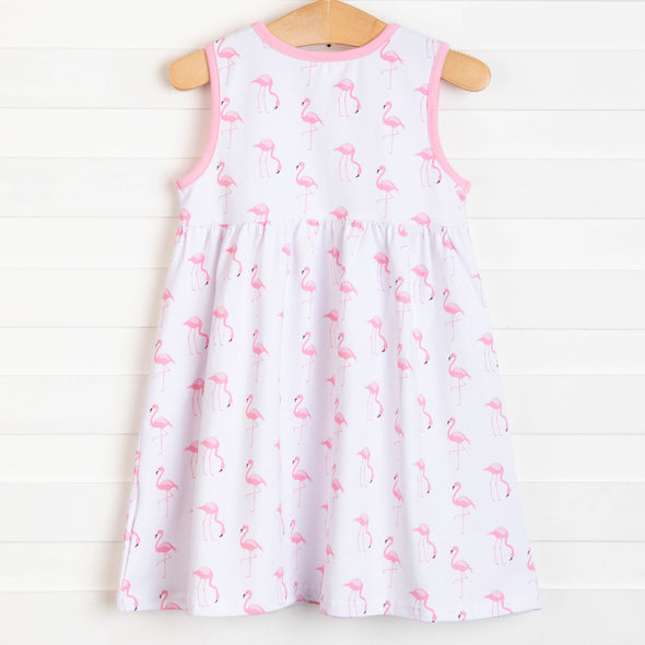 Ivey Dress, Flamingos