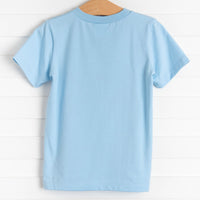Bunny Takes Flight Applique Shirt, Blue