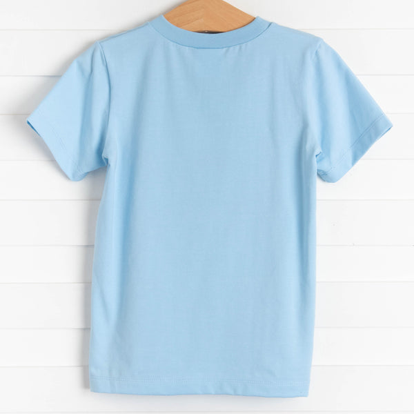 Bunny Takes Flight Applique Shirt, Blue