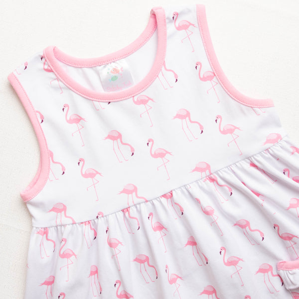 Ivey Dress, Flamingos