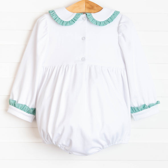 Candy Cane Lane Smocked Bubble, Green