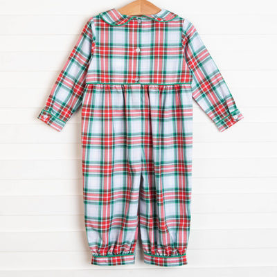Christmas Magic Long Romper, Green