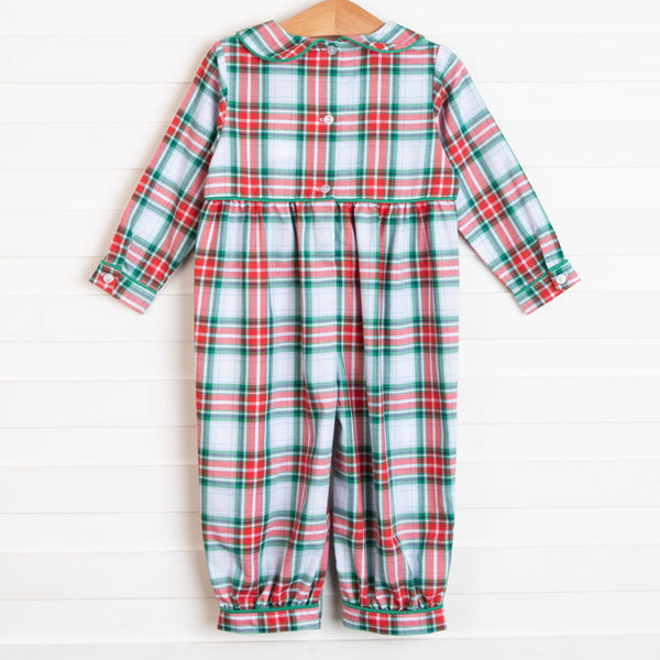 Christmas Magic Long Romper, Green