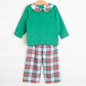 Christmas Magic Pant Set, Green