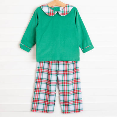 Christmas Magic Pant Set, Green