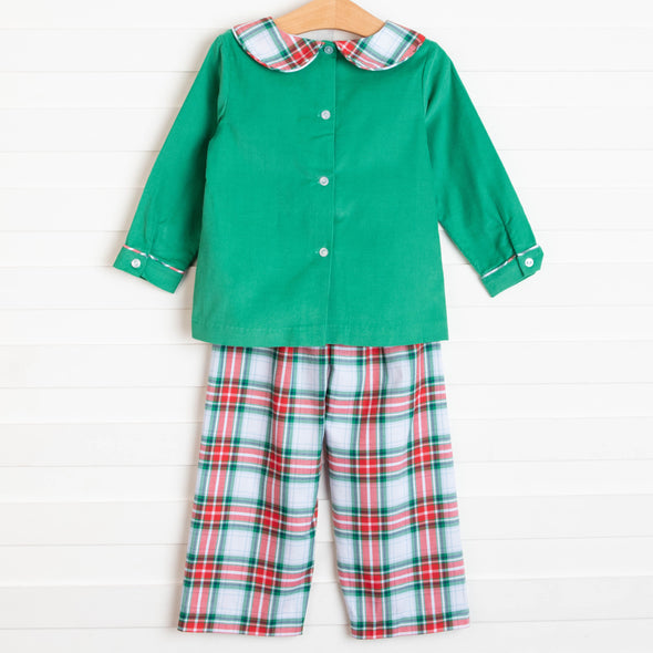 Christmas Magic Pant Set, Green