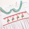 Candy Cane Lane Smocked Bubble, Green