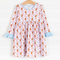 Santa's Cookies Dress, White