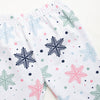 Sweet Snowflakes Ruffle Pant Set, Pink