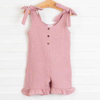 Sienna Muslin Romper, Mauve