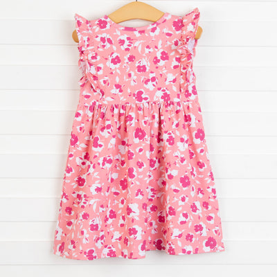 Presley Dress, Pink Floral
