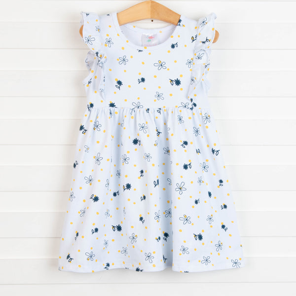 Presley Dress, Navy Floral
