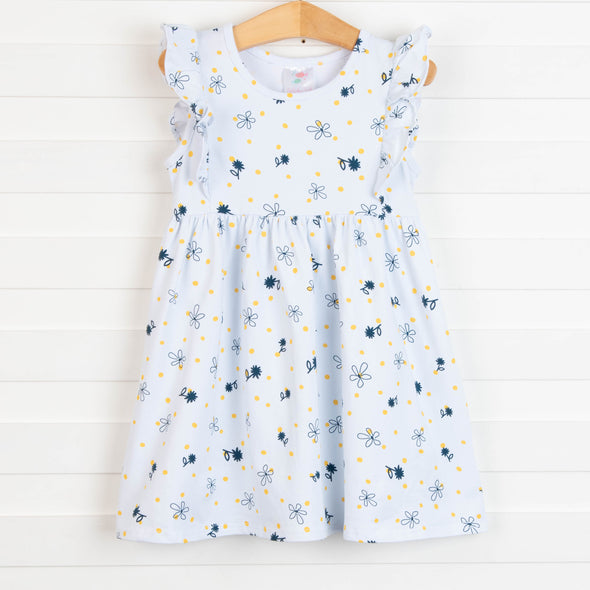 Presley Dress, Navy Floral
