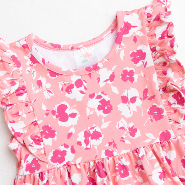 Presley Dress, Pink Floral