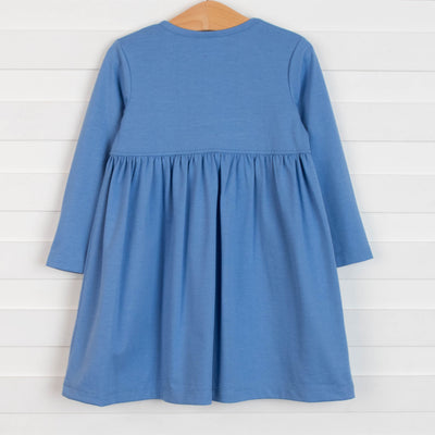 Josie Dress, Blue Party Dot