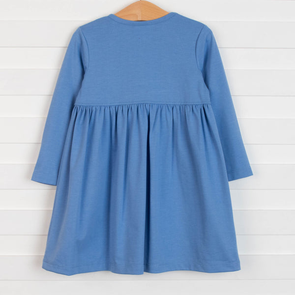 Josie Dress, Blue Party Dot