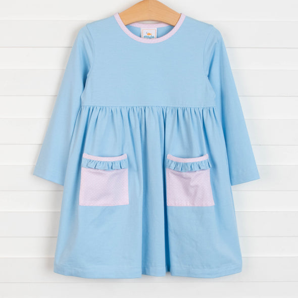 Josie Dress, Light Blue