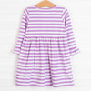 Carriage Cutie Applique Dress, Purple