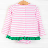 Mallard Moments Applique Diaper Set, Pink
