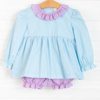 Margot Bloomer Set, Blue