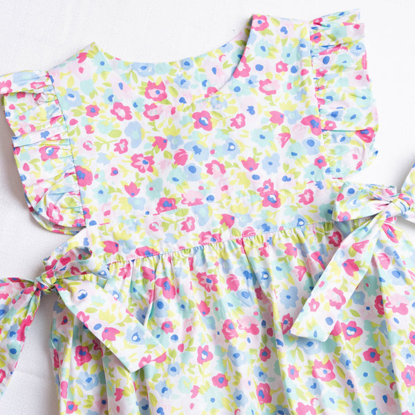 Spring Blooms Woven Bubble, Pink