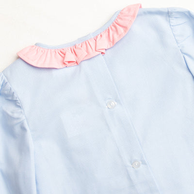 Eloise Gingham Pant Set, Pink