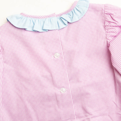 Eloise Gingham Bloomer Set, Purple