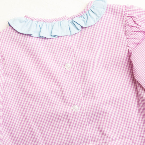 Eloise Gingham Bloomer Set, Purple