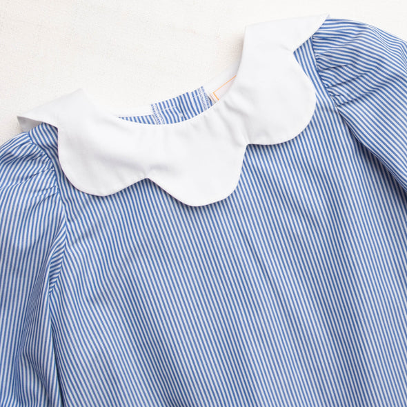 Hazel Bib Dress, Blue
