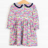 Lydia Dress, Multi Dot