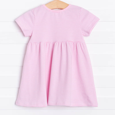 Think Pink Popover Dress, Pink